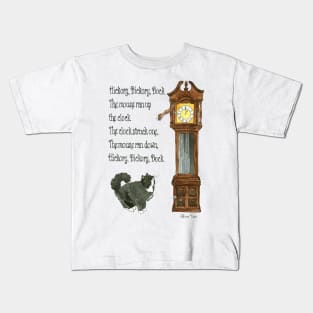 Daily Doodle 12-Hickory Dickory Dock Kids T-Shirt